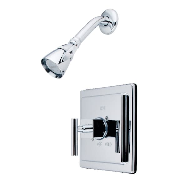 Kingston Brass Shower Faucet, 2, Wall Mount, Polished Chrome KB8651CQLSO - main
